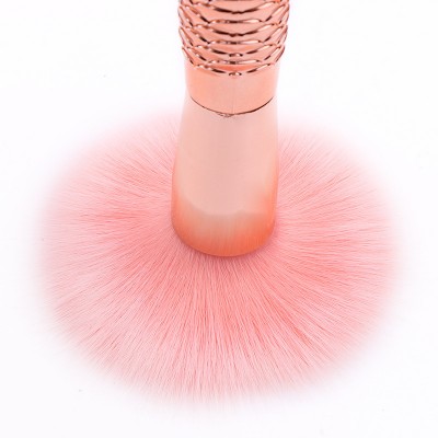 2020 New Maquillaje 10 Mermaid Face 2 Make up Brushes Brush Rose Goldfish Tail Pink Make up Brushes